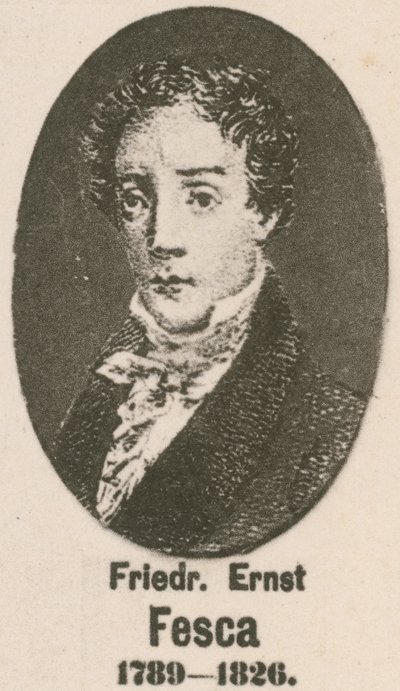 Friedrich Ernst Fesca (gravyr) av English School