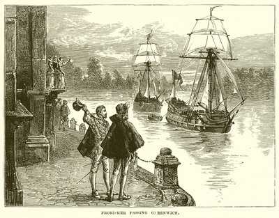 Frobisher passerar Greenwich av English School