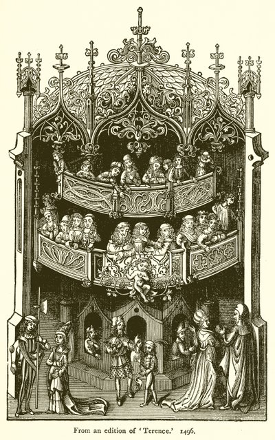 Från en upplaga av Terence. 1496 av English School