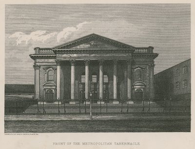 Framsidan av Metropolitan Tabernacle av English School
