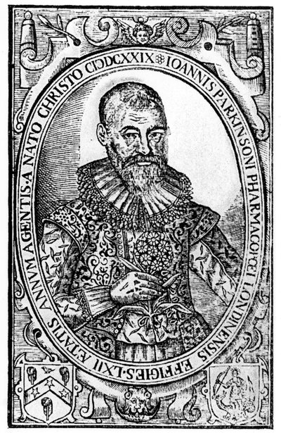 Frontispice for Paradisi in Sole Paradisus Terrestris av John Parkinson, publicerad 1629 av English School