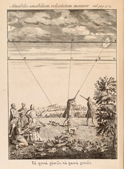 Frontispice från The Method of Fluxons and Infinite Series av Isaac Newton, London, 1736 av English School