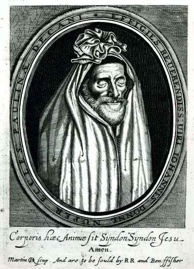 Frontispice of Deaths Duell av John Donne (1572-1631) publicerad 1632 av English School
