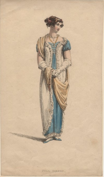Hel klänning, 1817 av English School