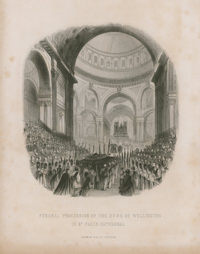 Hertigen av Wellingtons begravningståg av English School