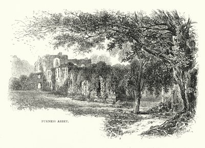 Furness Abbey (gravyr) av English School