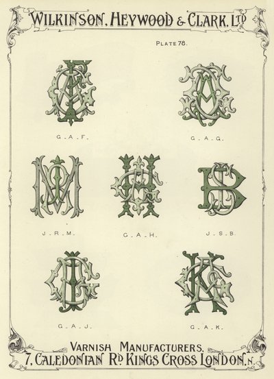 GAF, GAG, JRM, GAH, JSB, GAJ, GAK av English School