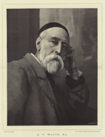 GF Watts, RA (gravyr) av English School