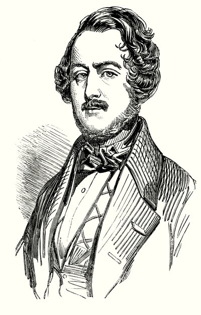 Gaetano Donizetti (gravyr) av English School