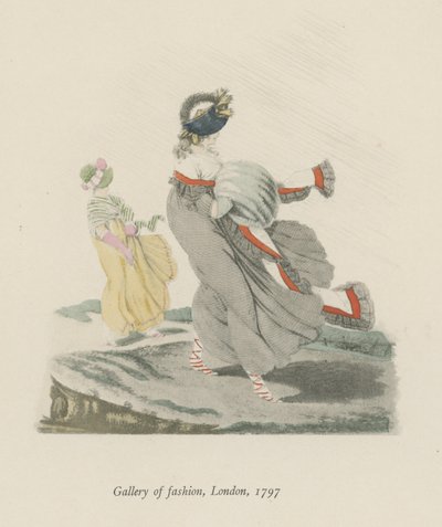 Gallery of Fashion, London, 1797 av English School