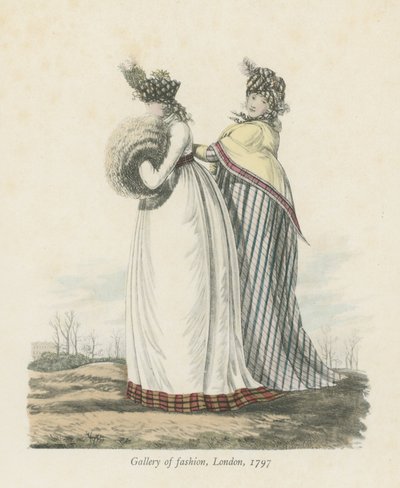 Gallery of Fashion, London, 1797 av English School