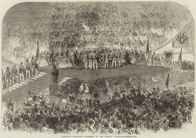 Garibaldi tar emot adresser på Crystal Palace av English School
