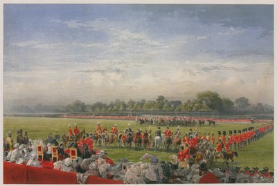 Samling i Hyde Park, London av English School