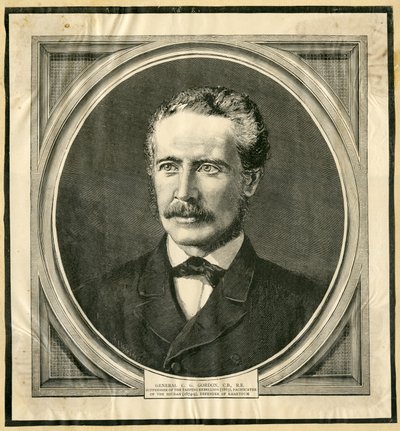 General Charles George Gordon (1833-85) av English School