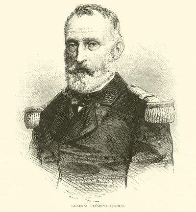 General Clement Thomas, mars 1871 av English School