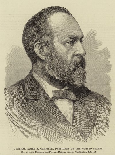 General James A Garfield, USA:s president (gravyr) av English School
