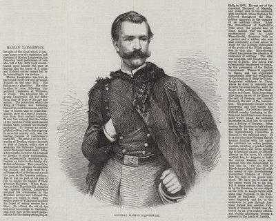 General Marian Langiewicz (gravyr) av English School