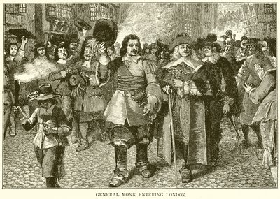 General Monk kommer in i London av English School
