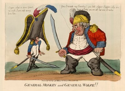 General Monkey och General Wolfe!!, pub W. Holland av English School