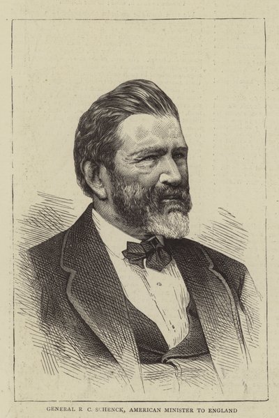 General R C Schenck, USA:s minister i England (gravyr) av English School
