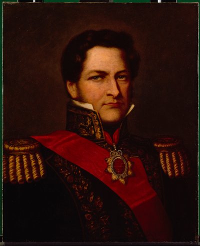General Rosas (olja på duk) av English School