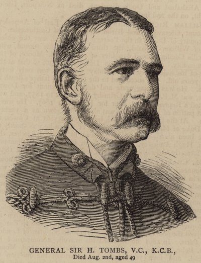 General Sir H Tombs, VC, KCB (gravyr) av English School