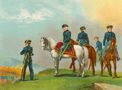 General Taylor i slaget vid Monterey av English School