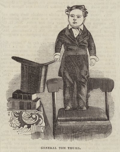 General Tom Thumb (gravyr) av English School