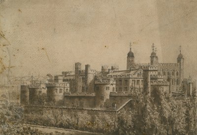 Allmän bild av Tower of London (wc på papper) av English School