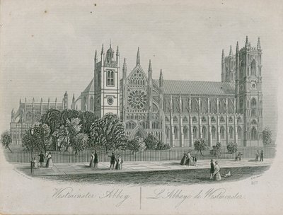 Allmän bild av Westminster Abbey av English School