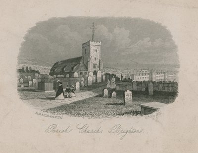 Översikt över Parish Church i Brighton av English School