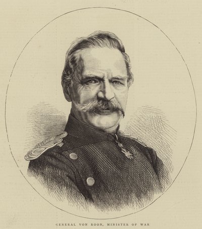 General von Roon, krigsminister (gravyr) av English School