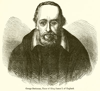 George Buchanan, lärare för kung James I. av England av English School