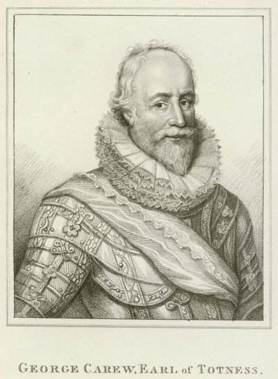 George Carew, Earl of Totness (gravyr) av English School