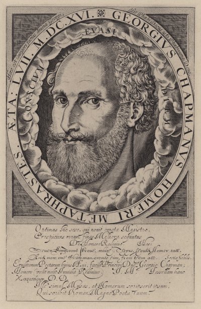 George Chapman, engelsk dramatiker, översättare och poet av English School
