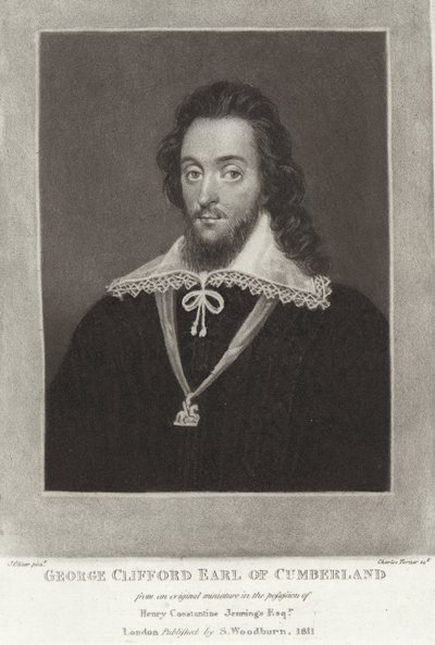 George Clifford Earl of Cumberland av English School