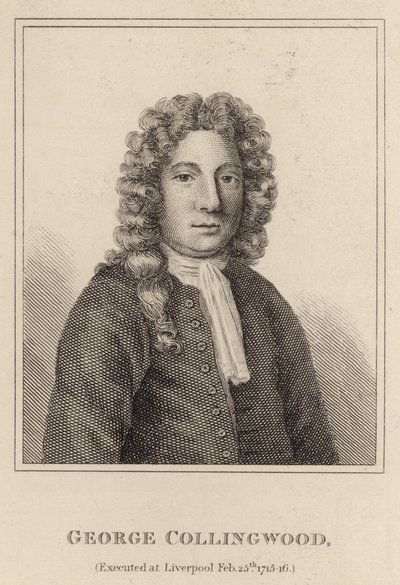 George Collingwood, avrättad i Liverpool 25 februari 1715-16 av English School