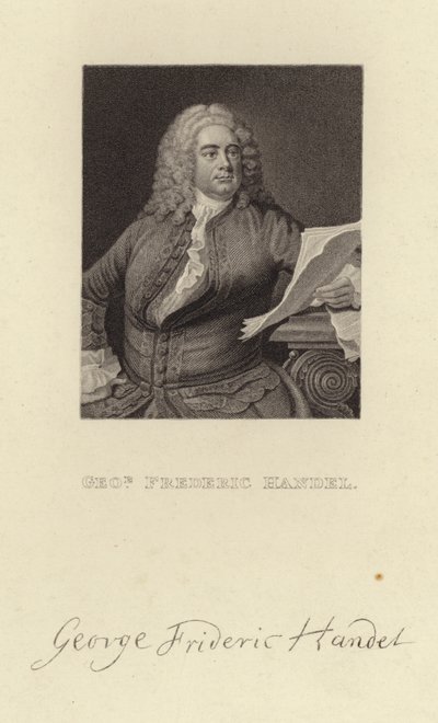 George Frederick Handel av English School