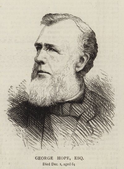 George Hope, Esquire (Gravur) von English School