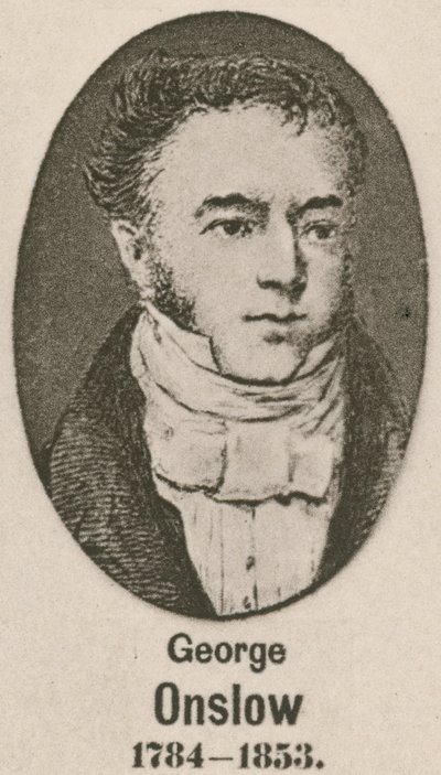 George Onslow (gravyr) av English School