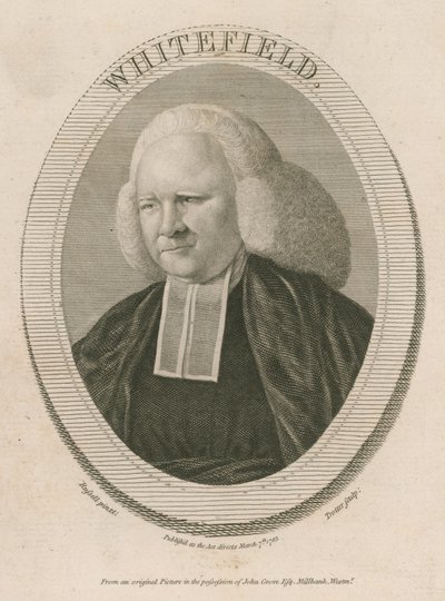 George Whitefield, MA, en av metodismens grundare av English School