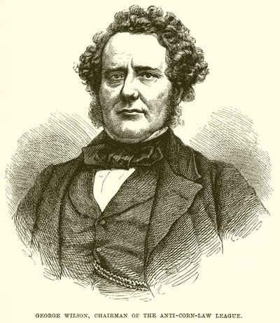 George Wilson, ordförande för Anti-corn-Law League av English School