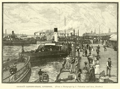 Georges Landing-Stage, Liverpool av English School