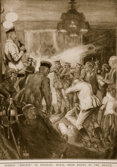 German Kultur in Excelsis: Royal Irish Rifles to the rescue, 1914-19 av English School