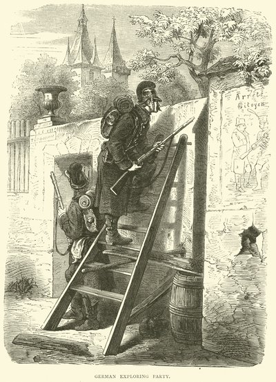 Tyskt utforskande parti, oktober 1870 av English School