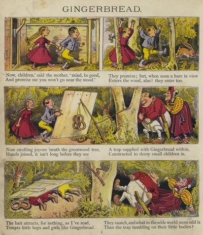 Pepparkakor (färg litho) av English School