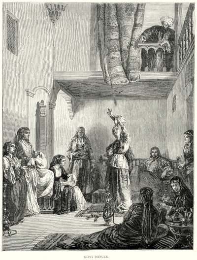 Gipsy Dancer (gravyr) av English School