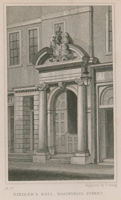 Girdlers Hall, Basinghall Street, London av English School