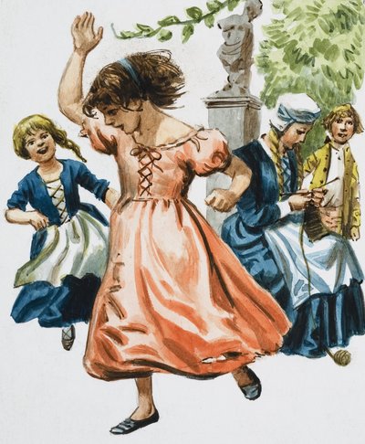 Flickor som dansar av English School