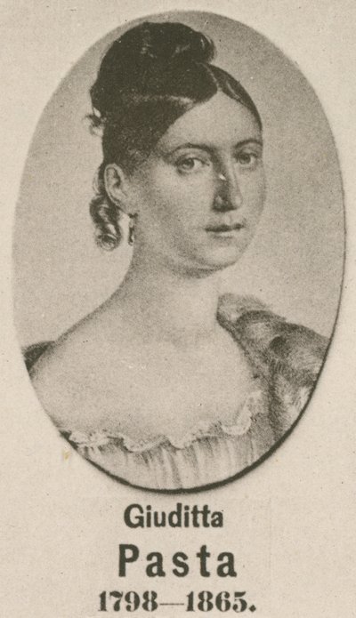 Giuditta Pasta (gravyr) av English School